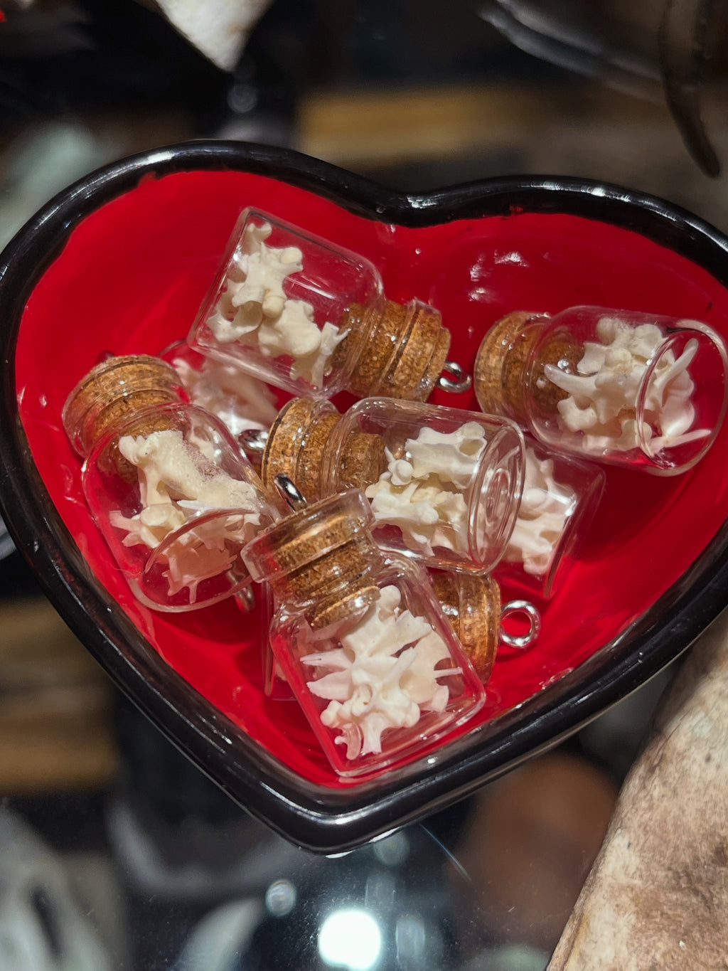 Mini Bone Jar Charms