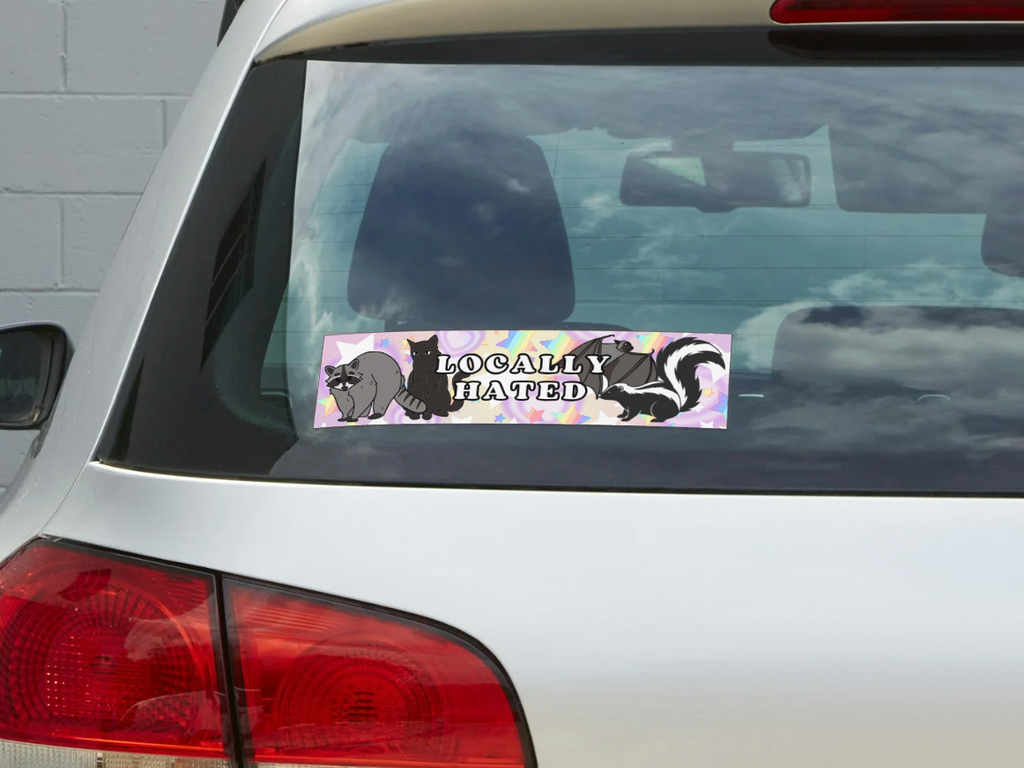 Locally Hated Vinyl Sticker