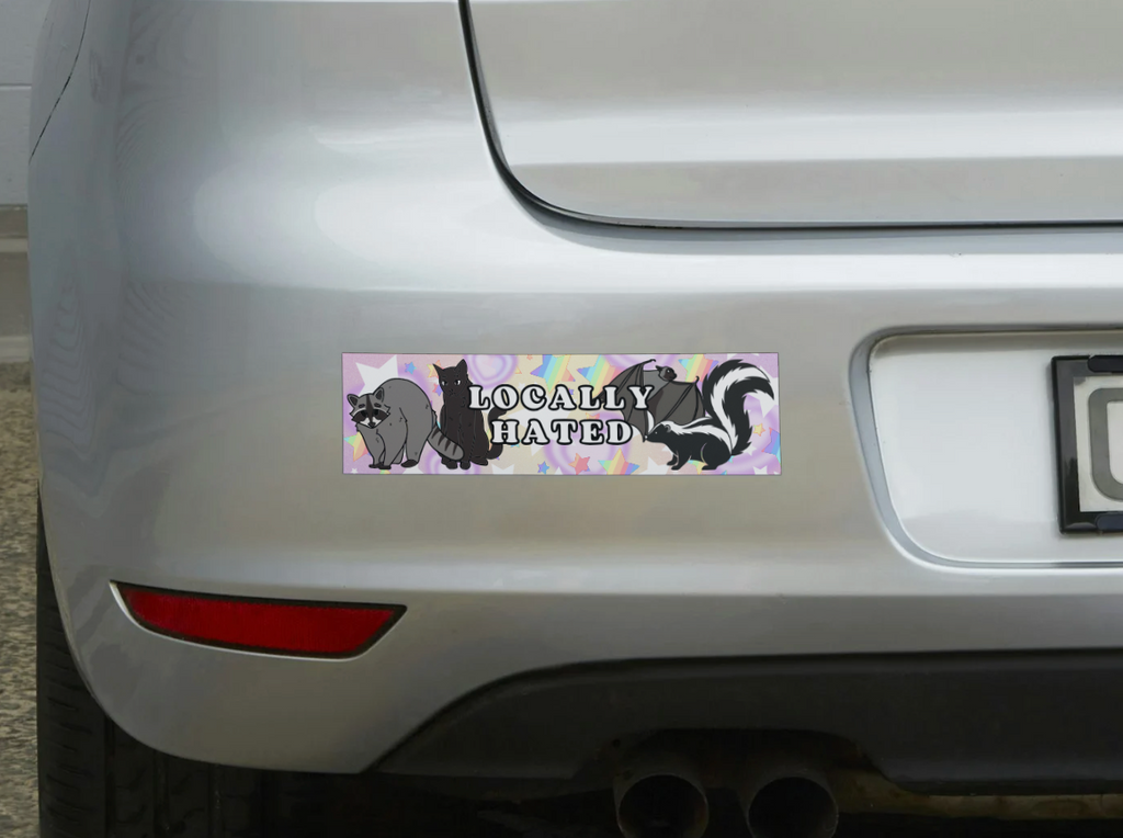 Locally Hated Vinyl Sticker