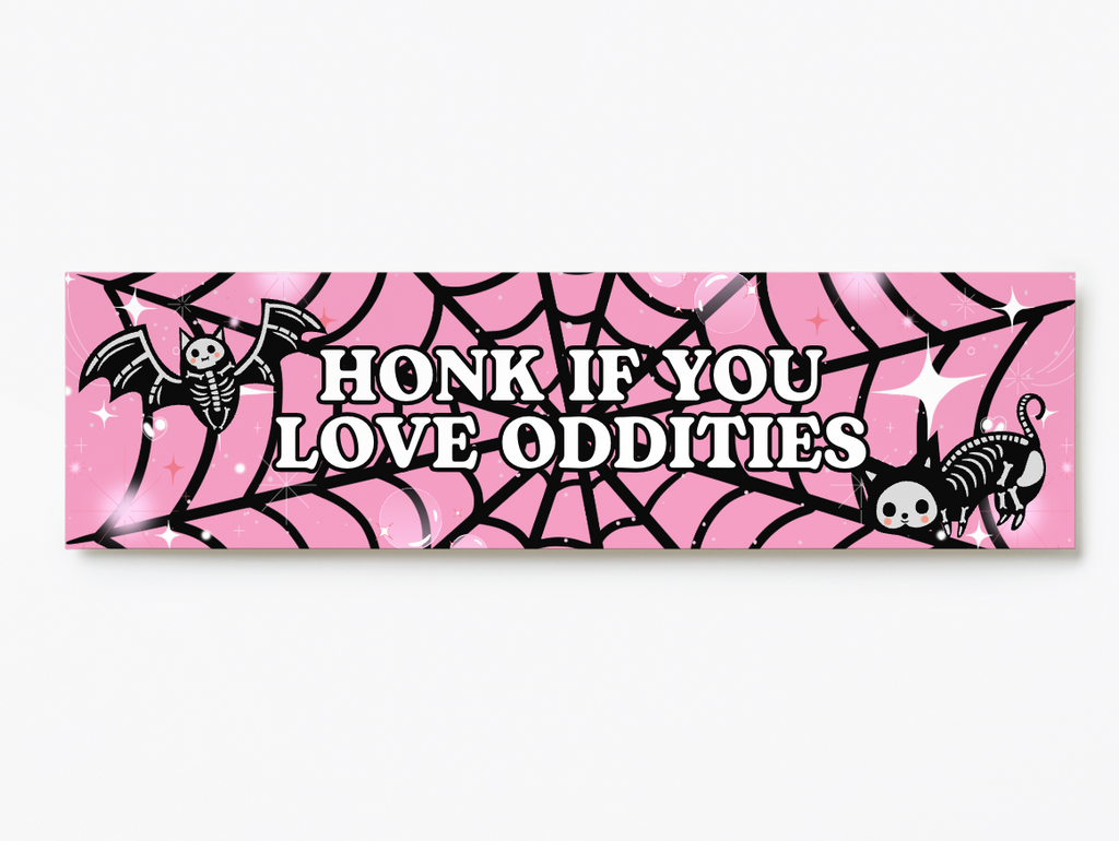 Honk If You Love Oddities Vinyl Sticker