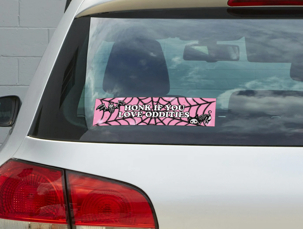 Honk If You Love Oddities Vinyl Sticker