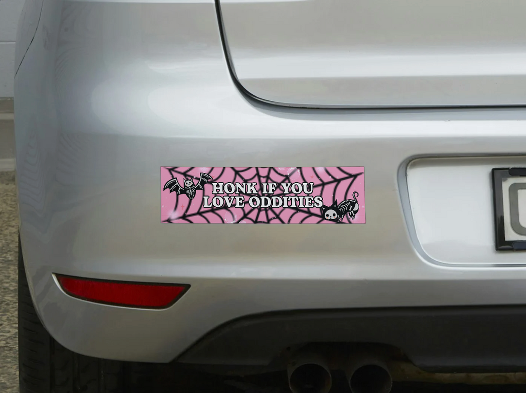 Honk If You Love Oddities Vinyl Sticker