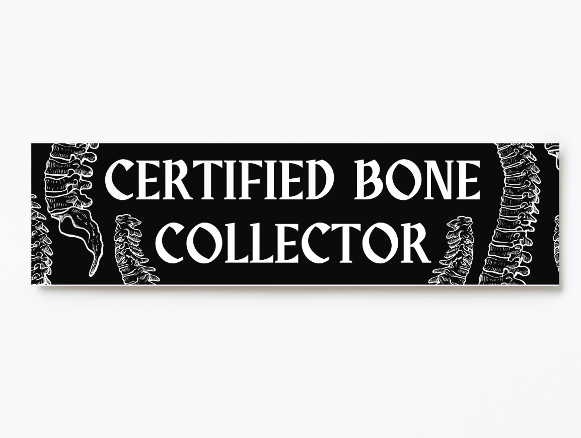 Certified Bone Collector Vinyl Sticker
