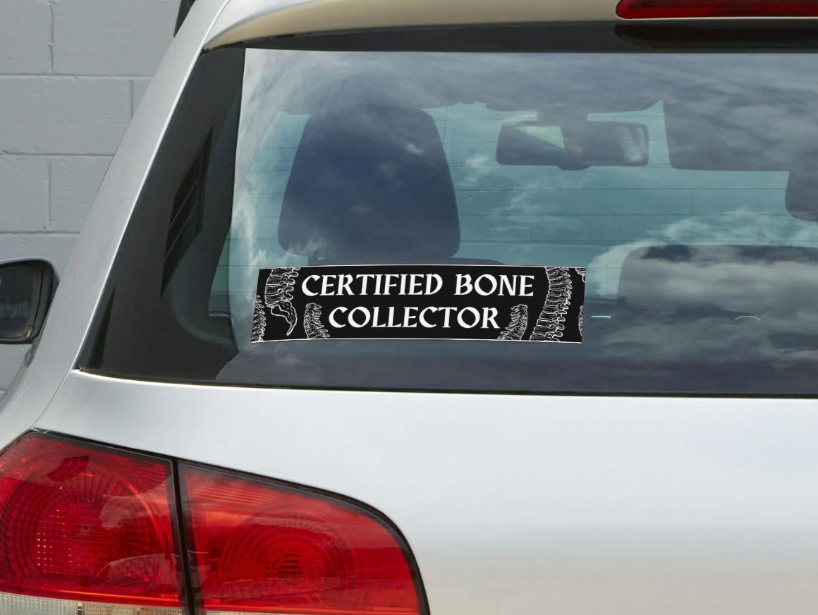 Certified Bone Collector Vinyl Sticker