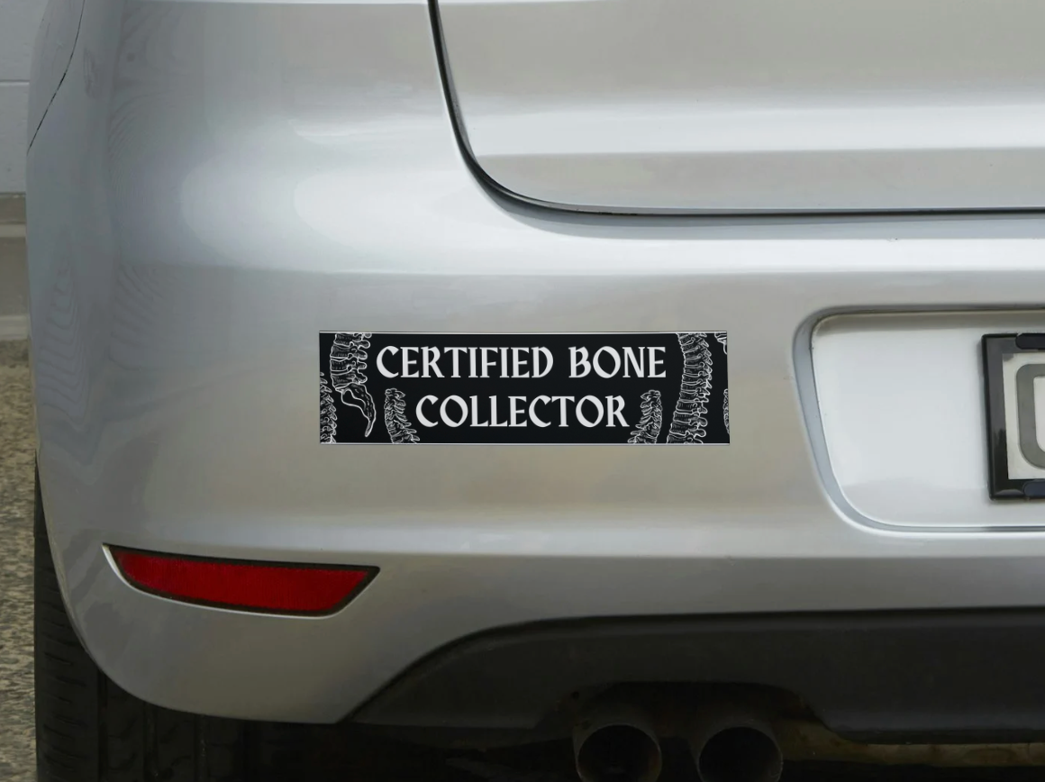 Certified Bone Collector Vinyl Sticker